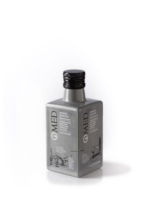 O-Med Smoked Olive Oil with olive pits